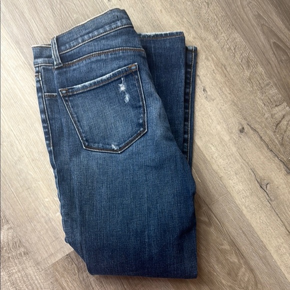 J Brand Blue Skinny Jeans Distressed Design - Picture 3 of 3